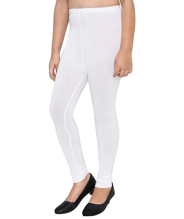 White_Cotton_Churidar_Leggings_For_Girls