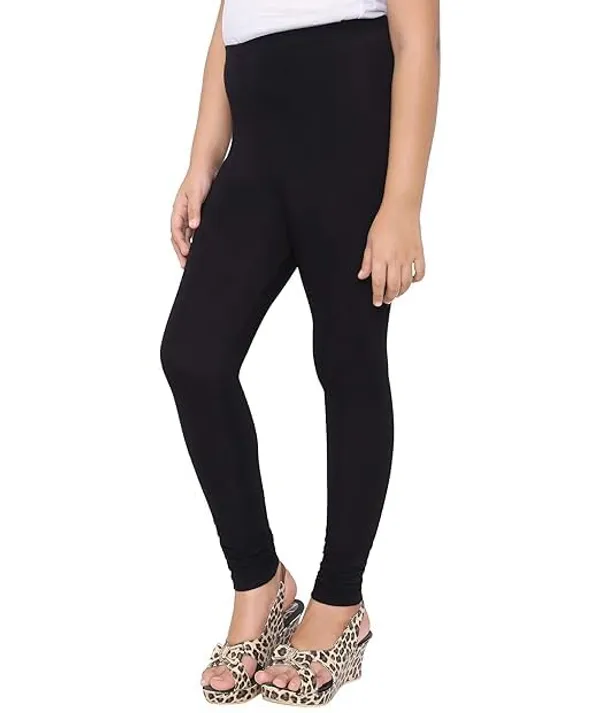 Black_Cotton_Churidar_Leggings_For_Girls