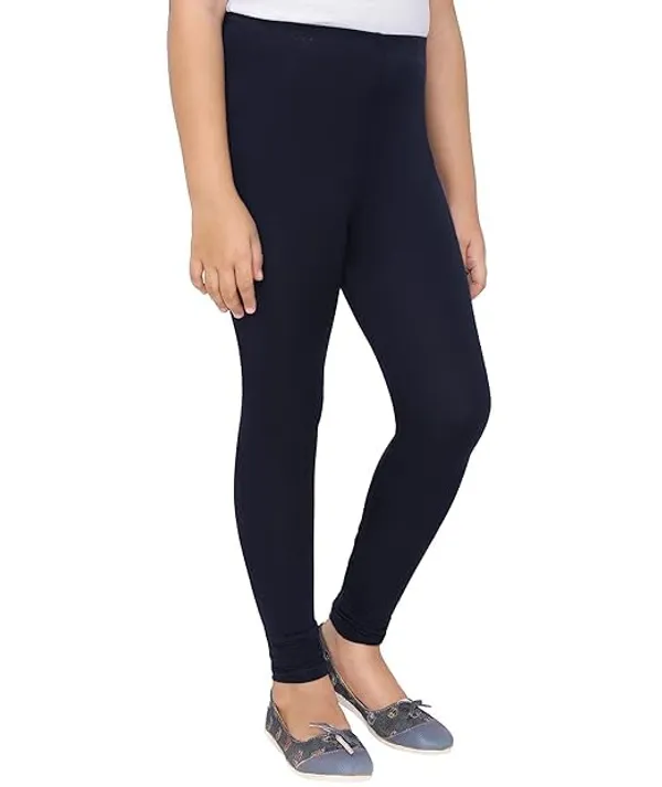 Dark_Navy_Blue_Cotton_Churidar_Leggings_For_Girls