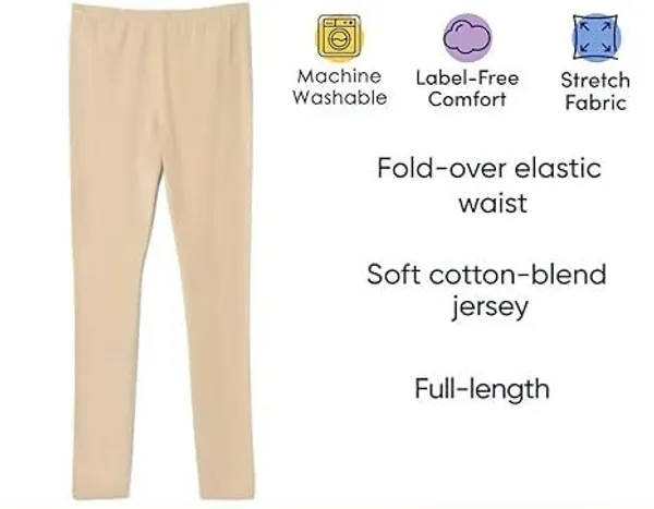 Beige_Cotton_Churidar_Leggings_For_Girls
