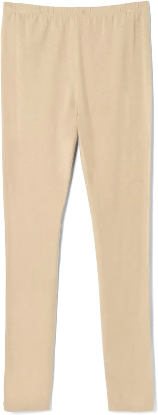 Beige_Cotton_Churidar_Leggings_For_Girls