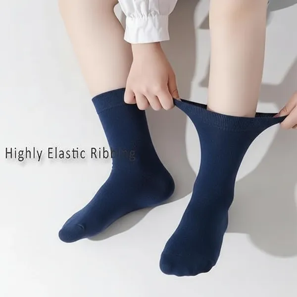 Navy_Blue_Cotton_School_Uniform_Socks_For_Kids