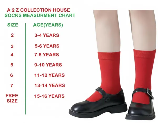 Red_Cotton_School_Uniform_Socks_For_Boys