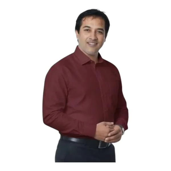 Maroon_Cotton_Formal_Shirt_For_Mens