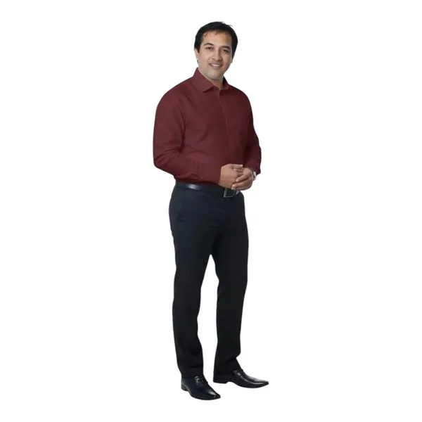 Maroon_Cotton_Formal_Shirt_For_Mens