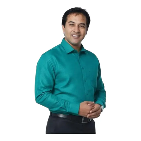 Dark_Green_Cotton_Formal_Shirt_For_Mens