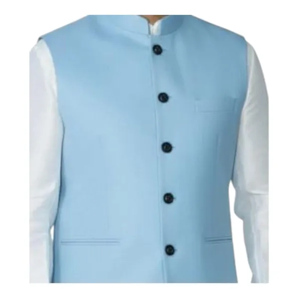 Sky_Blue_Cotton_Nehru_Jacket_For_Mens