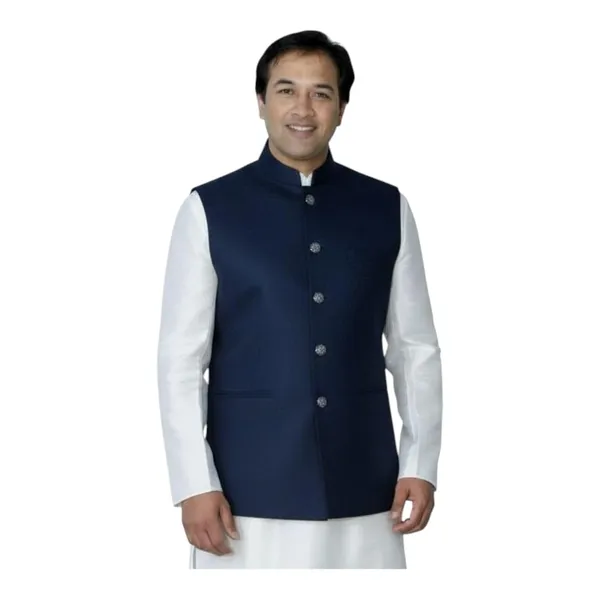 Dark_Blue_Cotton_Nehru_Jacket_For_Mens