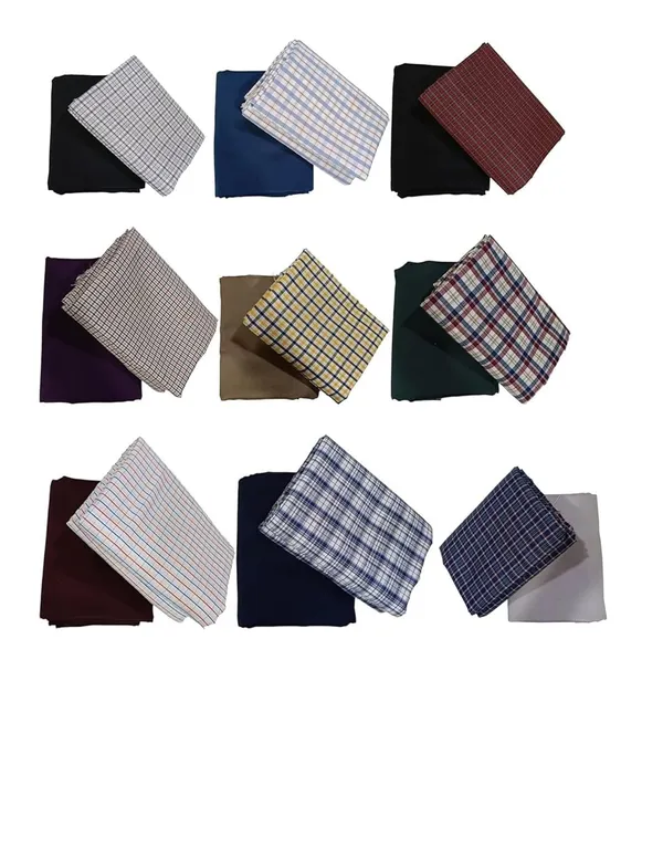 Multicolor_Cotton_Unstitched_Shirt_&_Trouser_Fabric_Set_For_Mens
