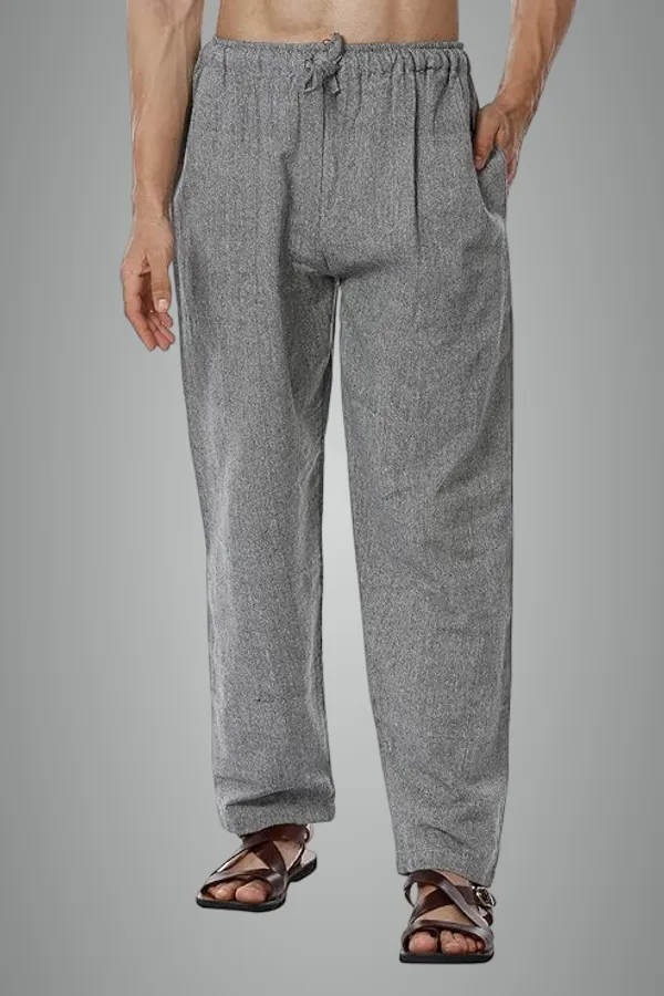 Grey_Cotton_Premium_Pyjama_For_Unisex