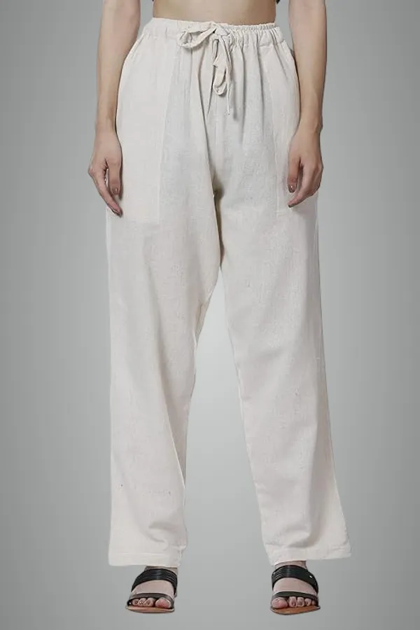 Cream_Cotton_Premium_Pyjama_For_Women