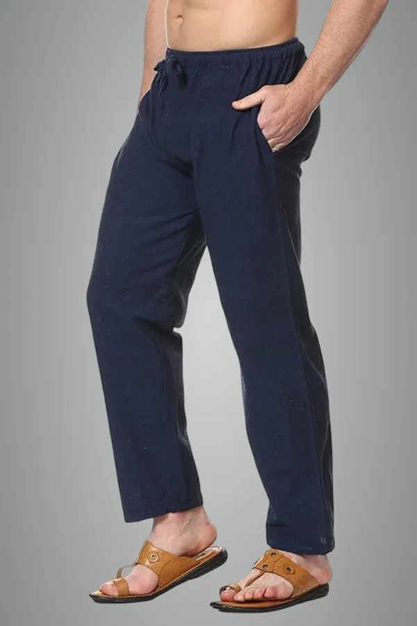Blue_Cotton_Premium_Pyjama_For_Men