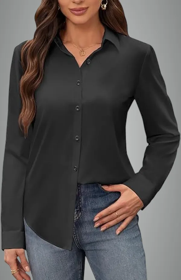 Black_Cotton_Formal_Shirt_For_Womens