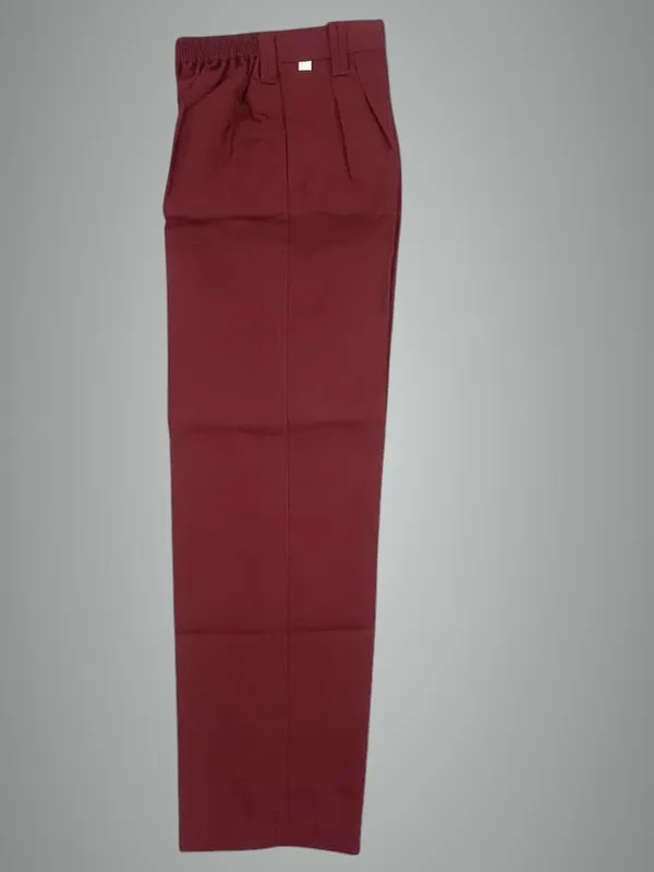 Maroon_Cotton_School_Uniform_Pant_For_Kids