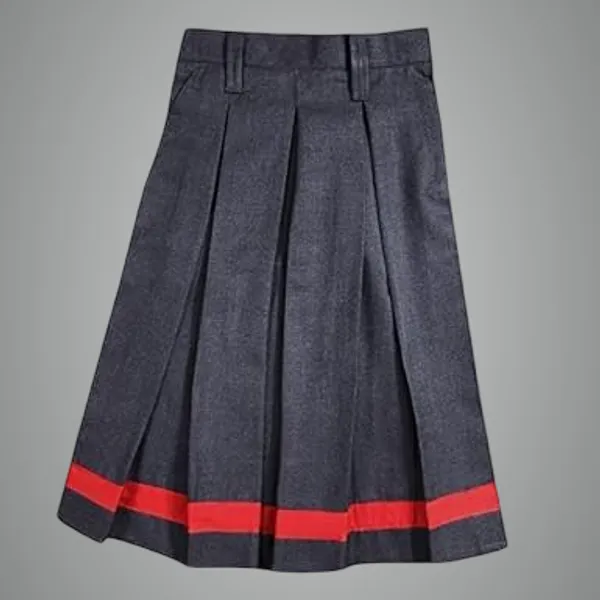 Worsted_Gray_Winter_Cotton_School_Uniform_Skirt_For_Girls