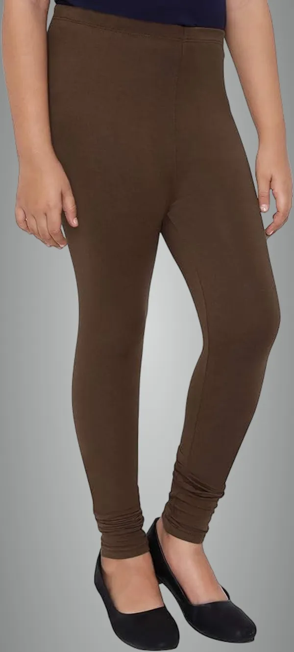 Brown_Cotton_Churidar_Leggings_For_Girls