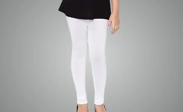 White_Cotton_Churidar_Leggings_For_Girls