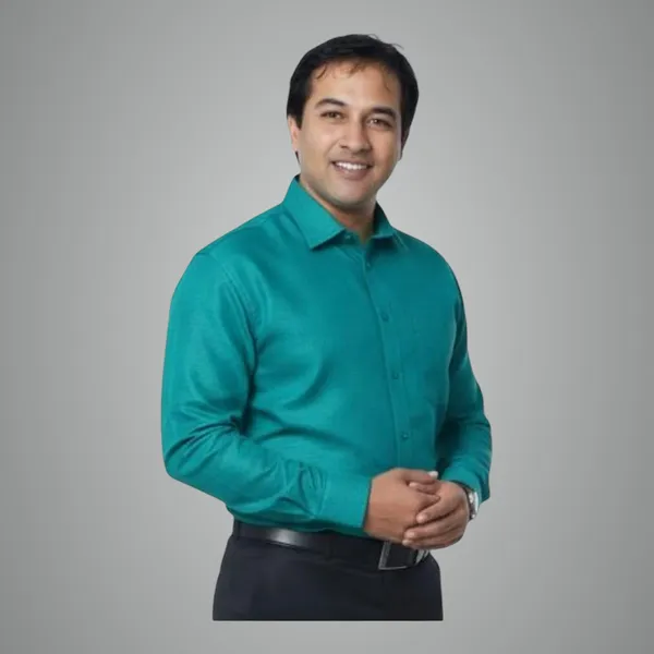 Dark_Green_Cotton_Formal_Shirt_For_Mens