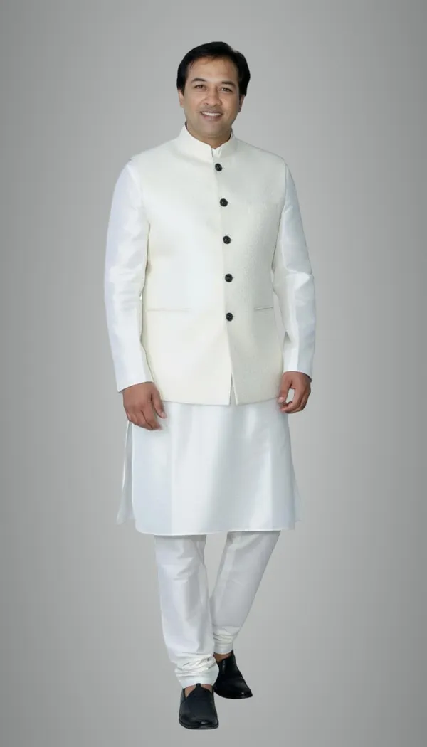 White_Cotton_Premium_Nehru_Jacket_For_Men