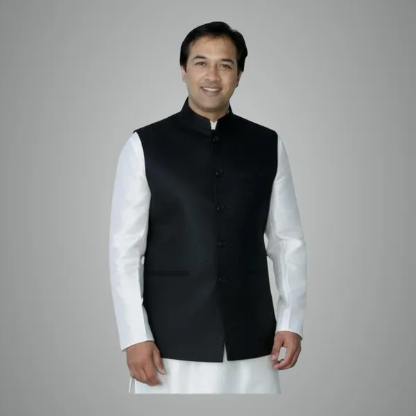 Black_Cotton_Nehru_Jacket_For_Mens