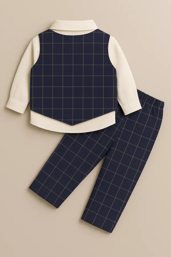 Blue_Pure_Cotton_Exclusive_Clothing_3-Piece_Partywear_Suit_Shirt,_Waistcoat_&_Bow_Tie_Set_For_Boys