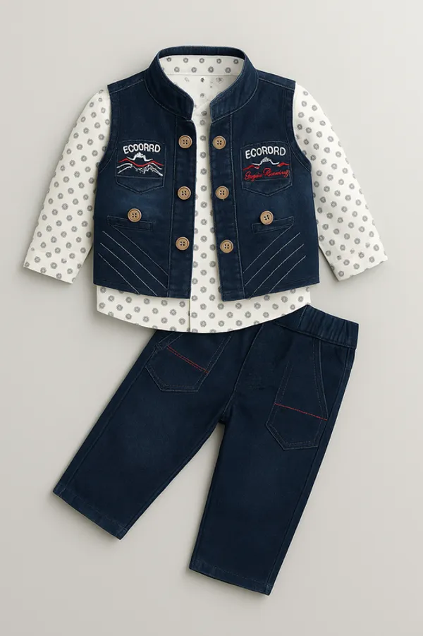 Blue_Denim_Vest_Shirt_&_Pant_Co-Ord_Set_For_Boys