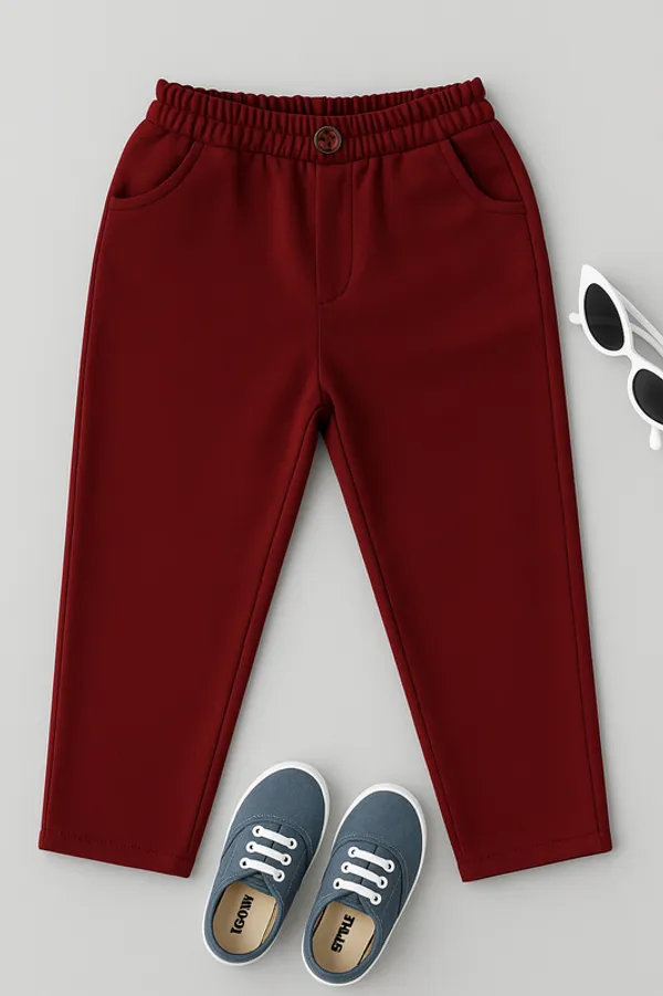 Maroon_Pure_Cotton_Exclusive_Clothing_3-Piece_Partywear_Suit_Shirt,_Waistcoat_&_Bow_Tie_Set_For_Boys