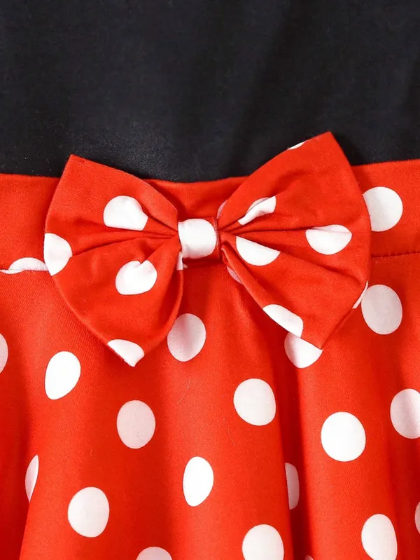 Black_&_Red_Bow_Polka_Dot_Sleeveless_Dress_For_Girls
