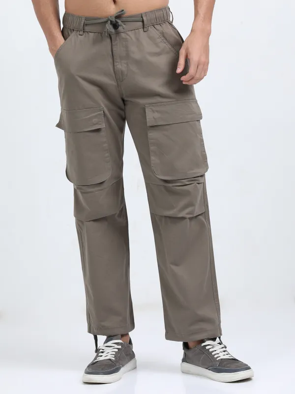 Capella_Brown_Cotton_Cargo_Pant_For_Men