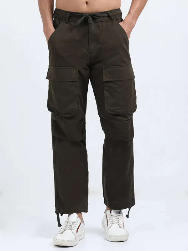 Capella_Dark_Green_Cotton_Cargo_Pant_For_Men
