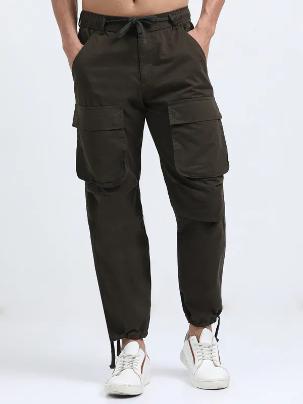 Capella_Dark_Green_Cotton_Cargo_Pant_For_Men