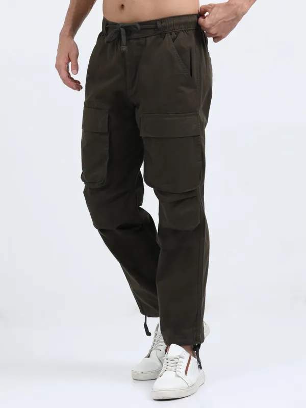 Capella_Dark_Green_Cotton_Cargo_Pant_For_Men