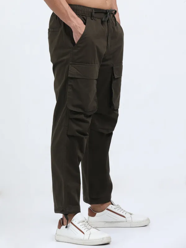 Capella_Dark_Green_Cotton_Cargo_Pant_For_Men