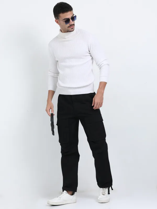 Capella_Black_Cotton_Cargo_Pant_For_Men