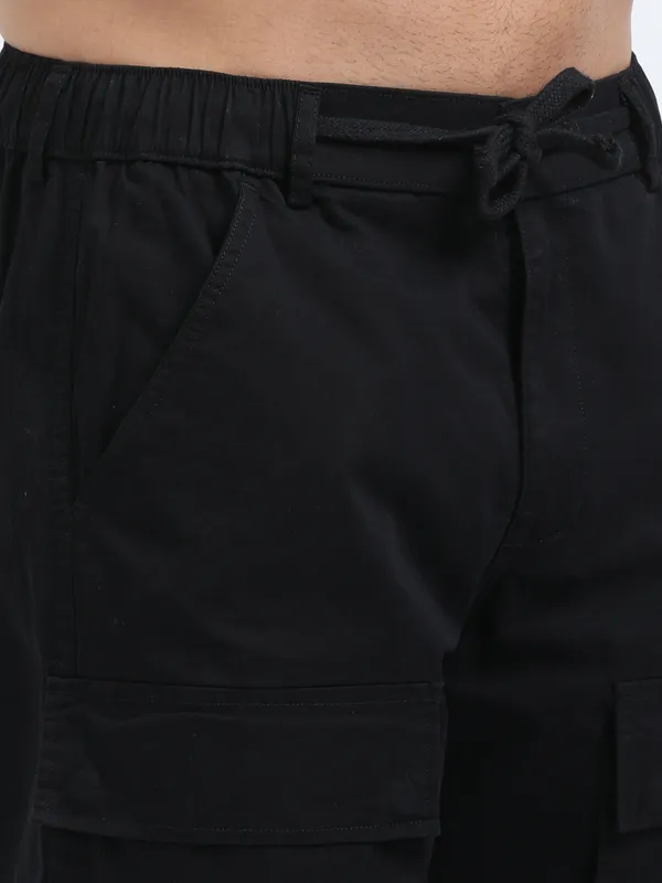 Capella_Black_Cotton_Cargo_Pant_For_Men