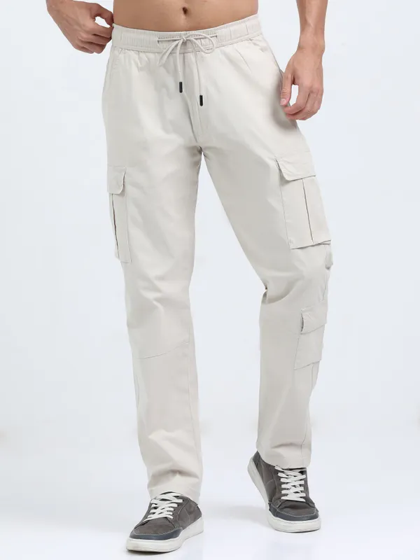 Pollux_Cream_Cotton_Cargo_Pant_For_Men