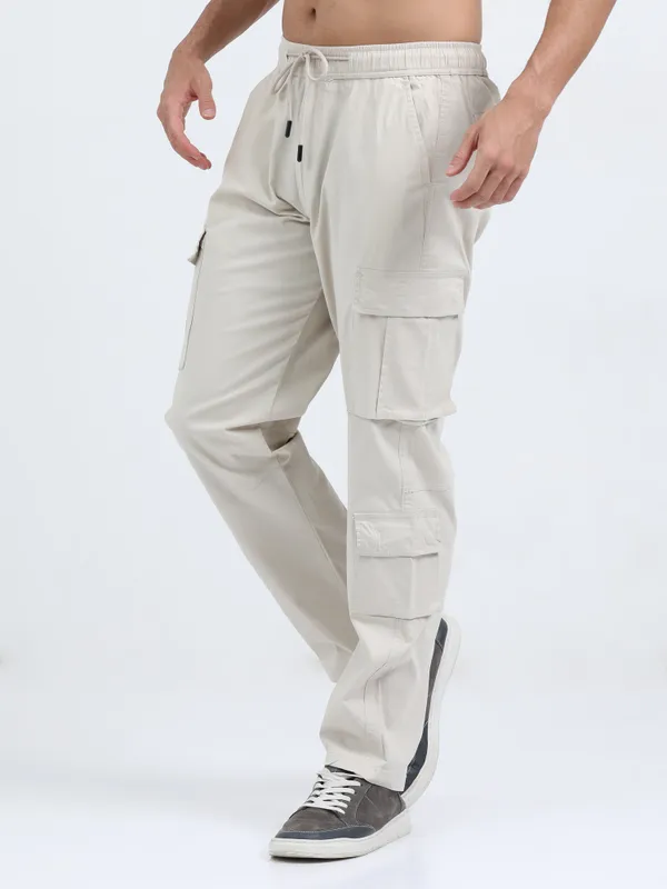 Pollux_Cream_Cotton_Cargo_Pant_For_Men