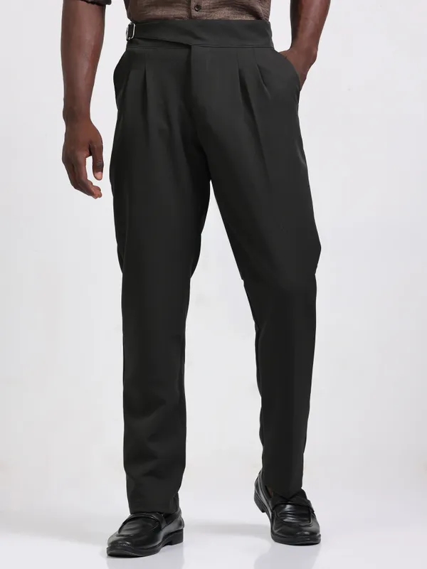 Cannis_Olive_Green_Cotton_Gurkha_Pant_For_Men