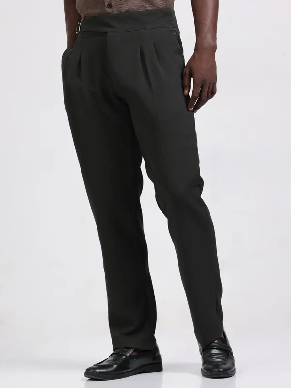 Cannis_Olive_Green_Cotton_Gurkha_Pant_For_Men