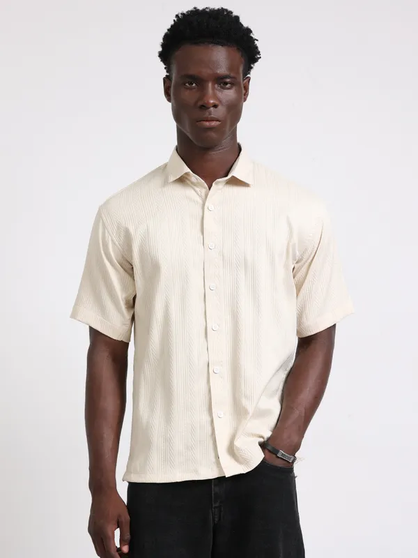Nashville_Cream_Cotton_Solid_Shirt_For_Men
