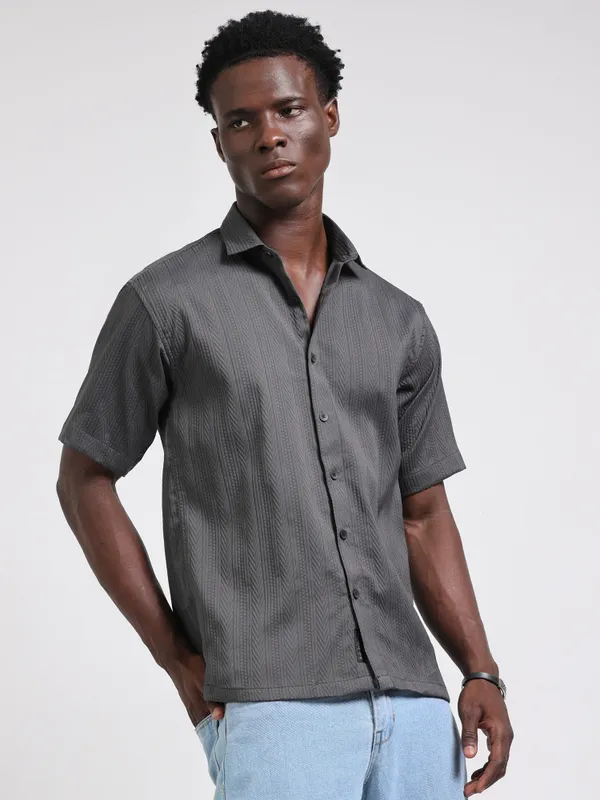 Nashville_Grey_Cotton_Solid_Shirt_For_Men