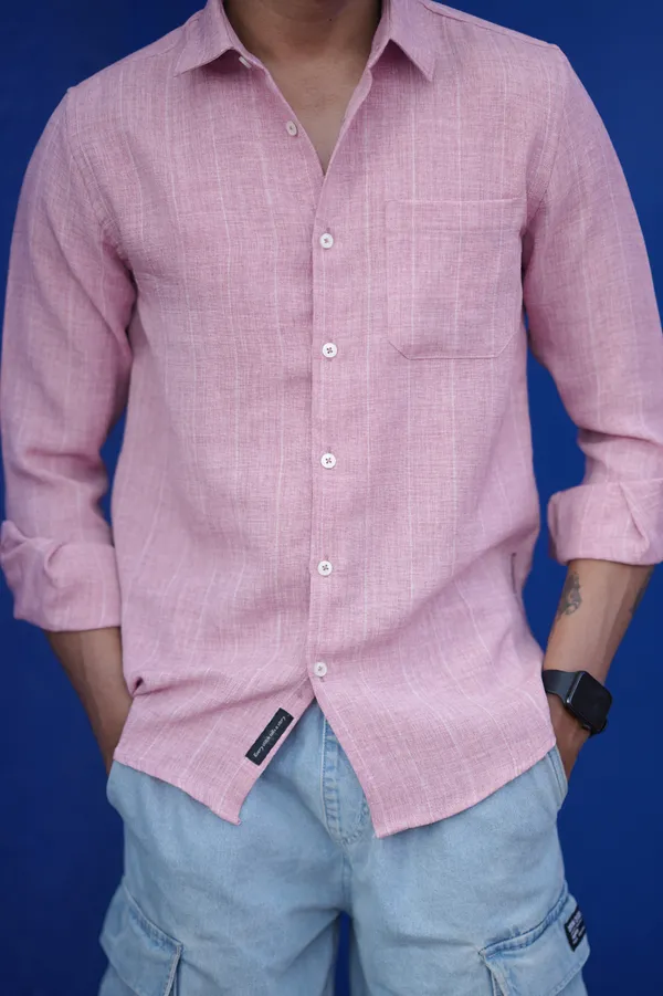 Dunkirk_Pink_Cotton_Striped_Shirt_For_Men