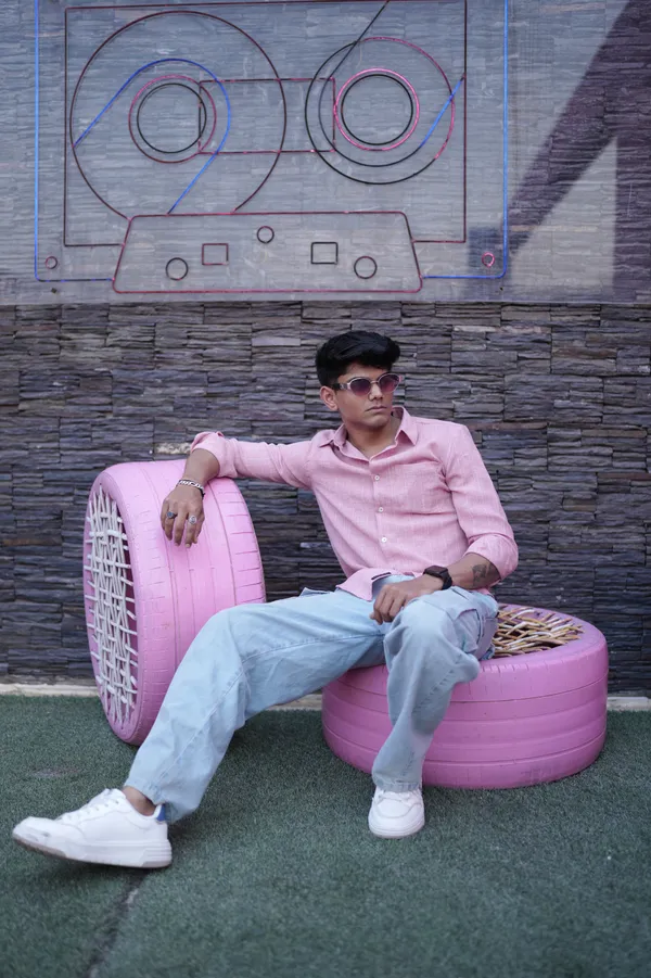 Dunkirk_Pink_Cotton_Striped_Shirt_For_Men