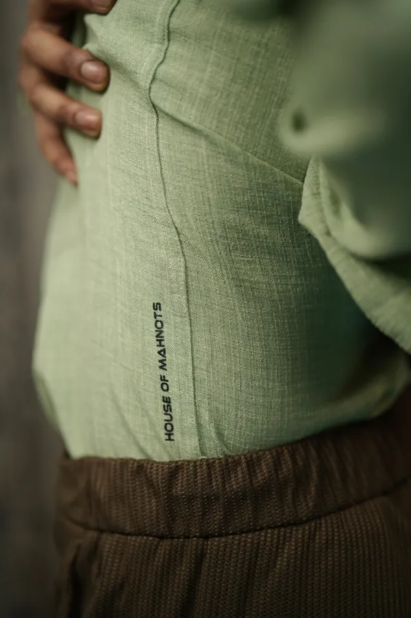 Dunkirk_Pistachio_Cotton_Solid_Shirt_For_Men