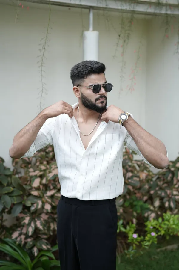 Dunkirk_White_Cotton_Striped_Shirt_For_Men