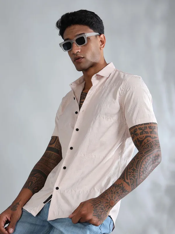 Greenland_Oyster_Pink_Cotton_Solid_Shirt_For_Men