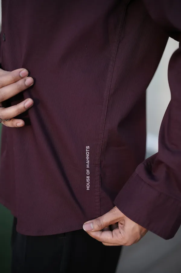 Hartford_Wine_Cotton_Solid_Shirt_For_Men