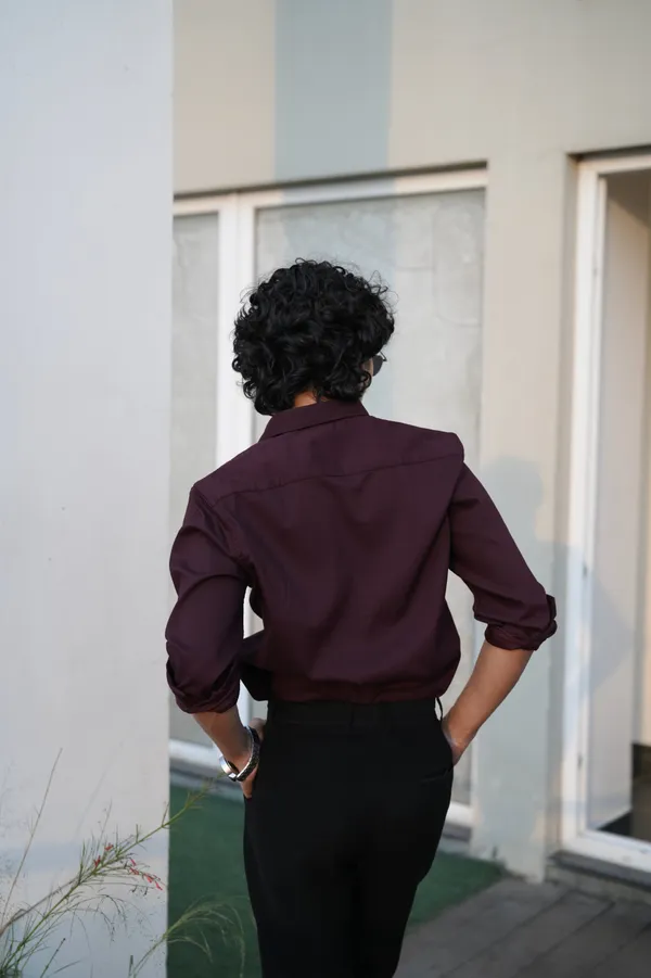 Hartford_Wine_Cotton_Solid_Shirt_For_Men