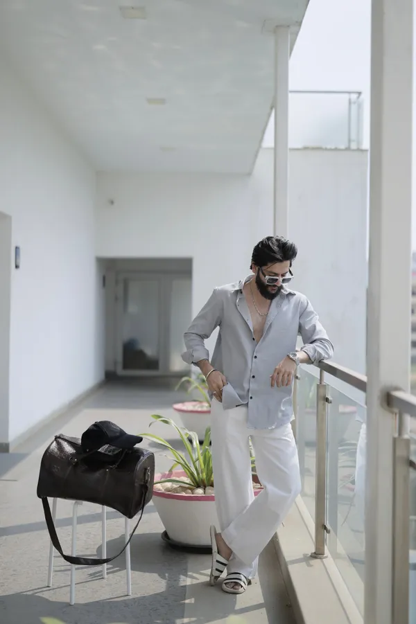 Hartford_Lite_Grey_Cotton_Solid_Shirt_For_Men