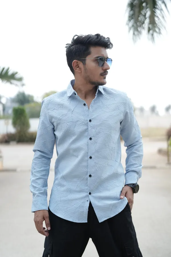 Norway_Ice_Blue_Cotton_Solid_Shirt_For_Men